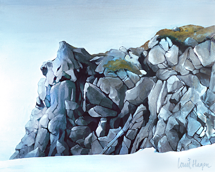 Olieverf schilderij: Valdalen Noorwegen